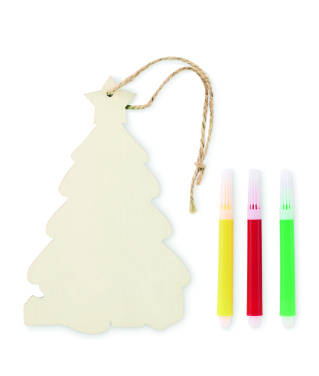 Logo trade promotional merchandise picture of: Christmas tree ornament